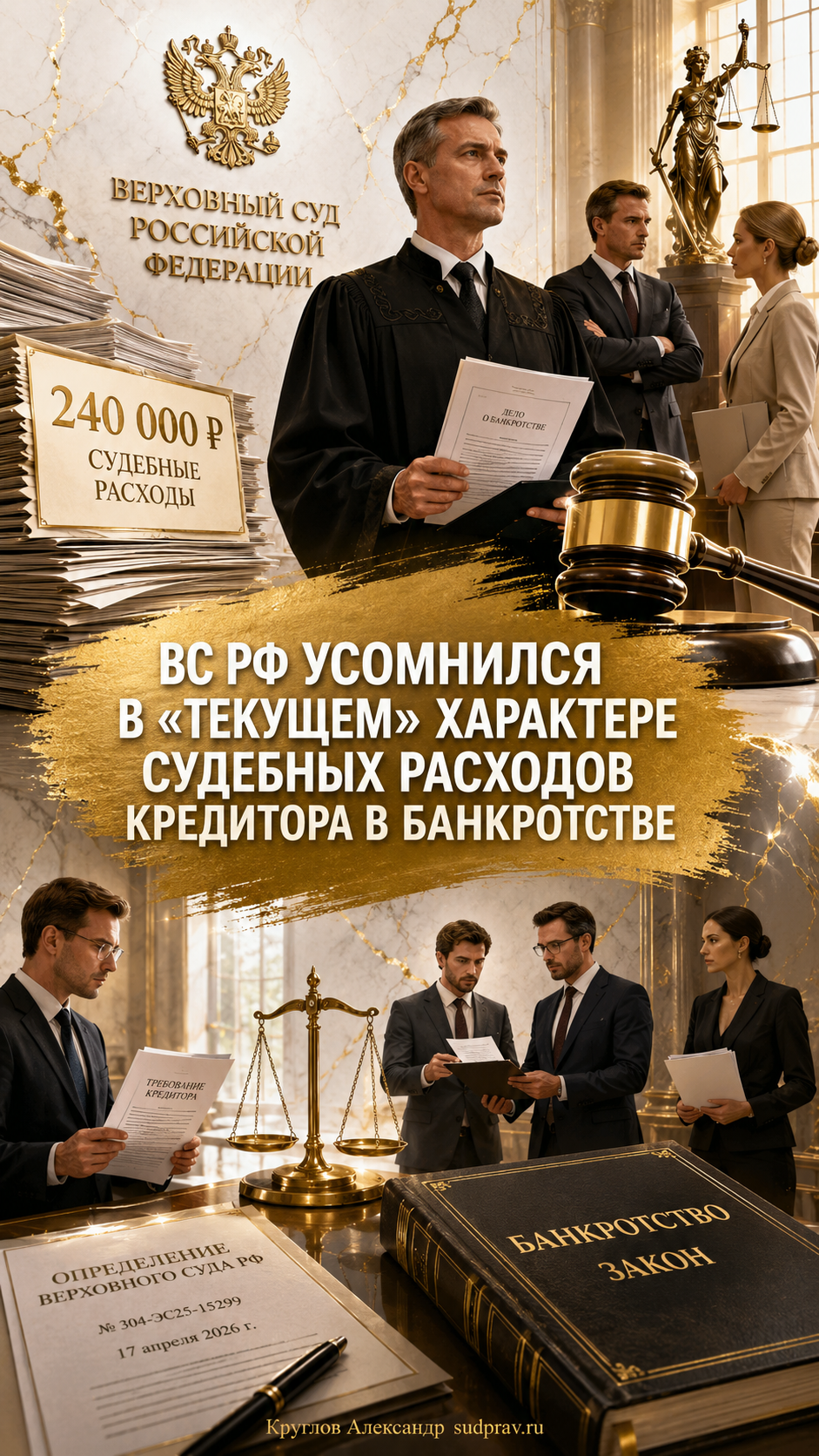 ВС РФ усомнился в «текущем» характере судебных расходов кредитора в банкротстве