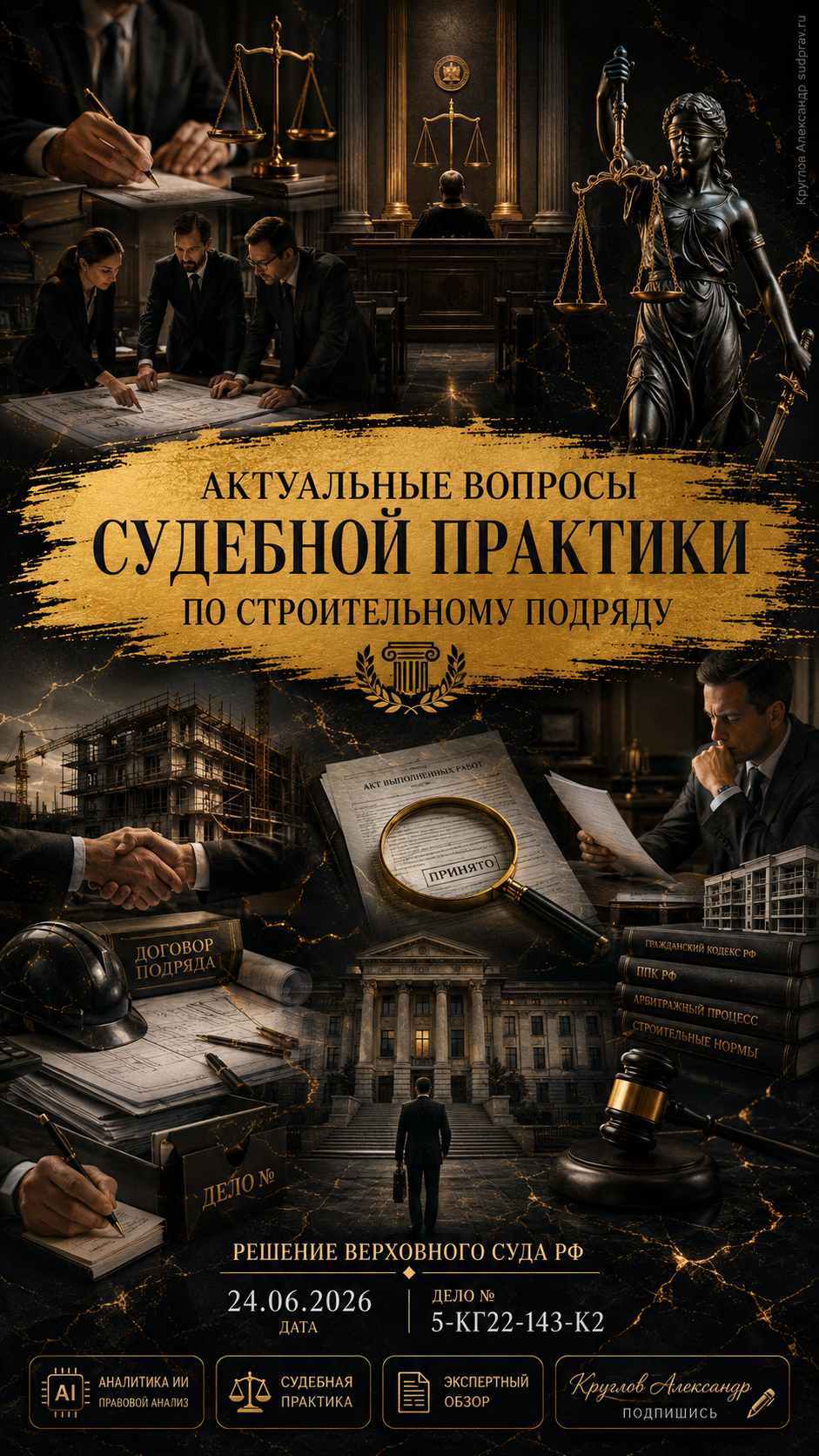 Актуальные вопросы судебной практики по строительному подряду