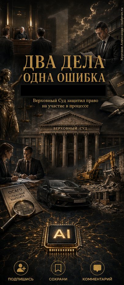Две отмены за неизвещение участников процесса